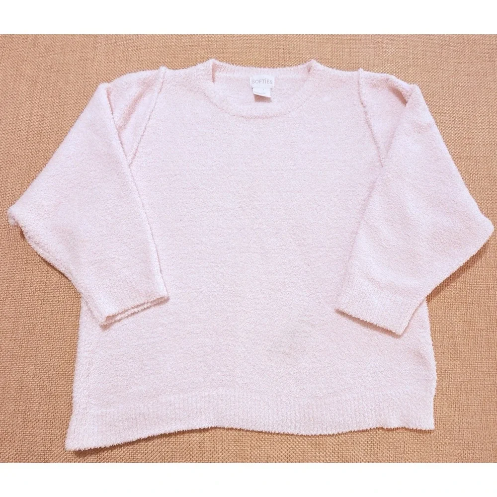 Softies Marshmallow Lounge Set‎ Womens Large Pink Reverse Seam Top Pants